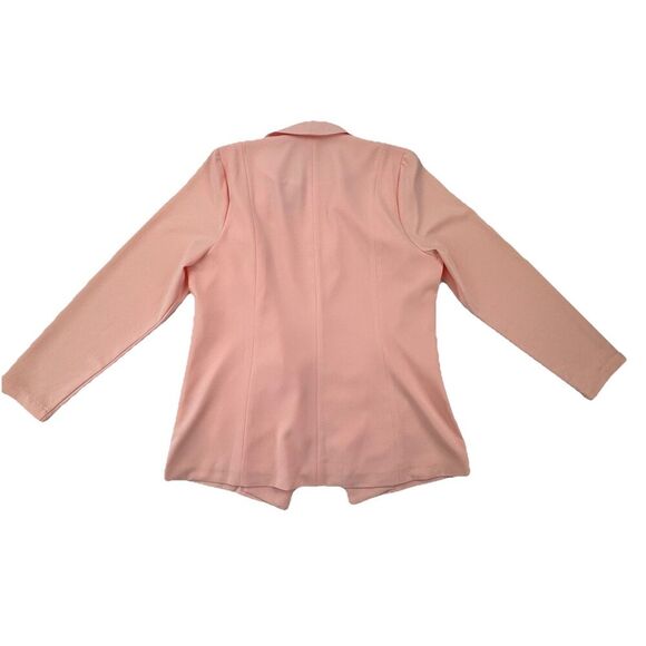 Torrid Studio Blazer 00 M/L Pink Shawl Collar Workwear Career Jacket NWT - Picture 6 of 11